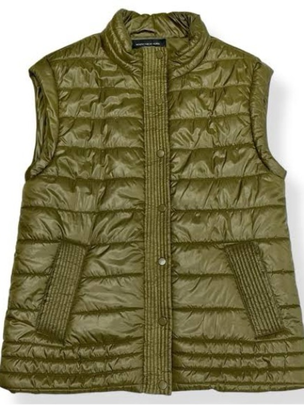 Marc New York Olive Quilted Puffer Vest